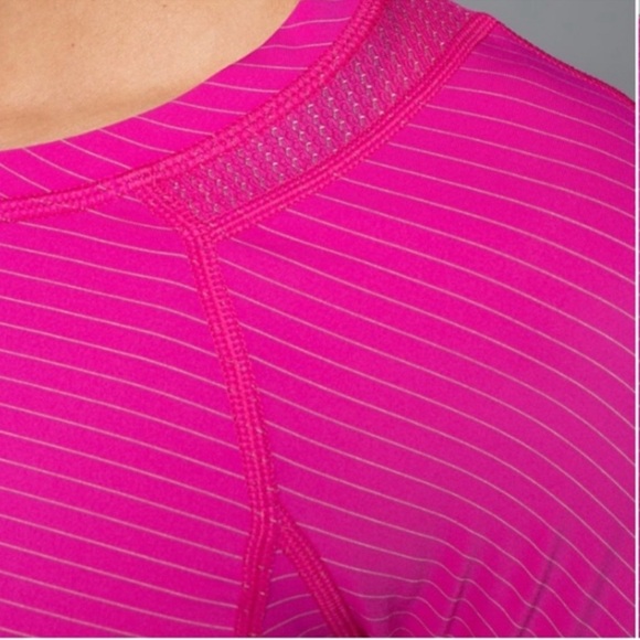 Lululemon Run For Gold Jeweled Magenta Long Sleeve Top - Picture 11 of 12